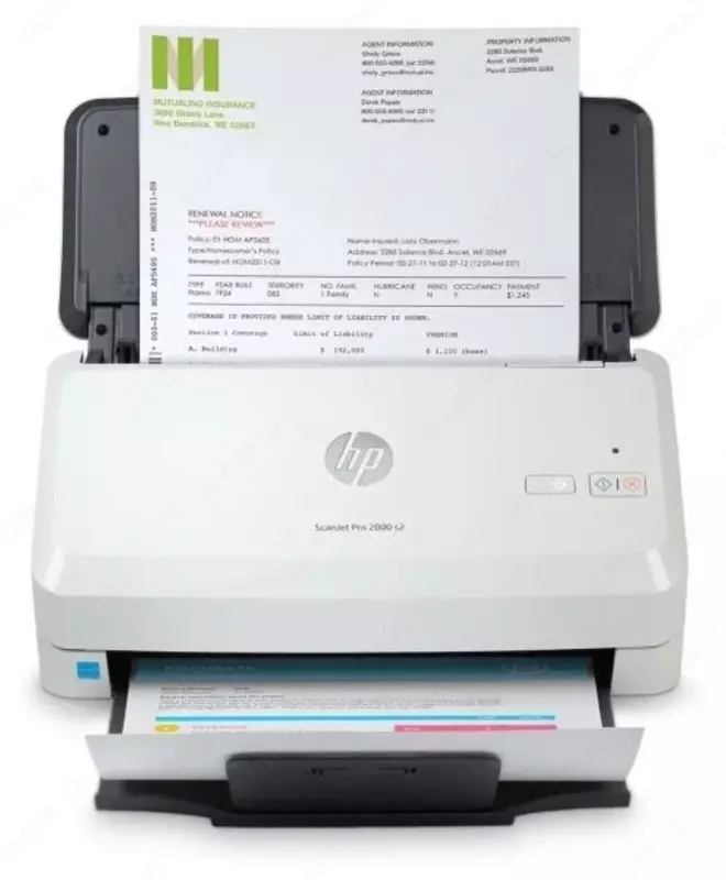 Сканер HP ScanJet Pro 2000 s2 белый