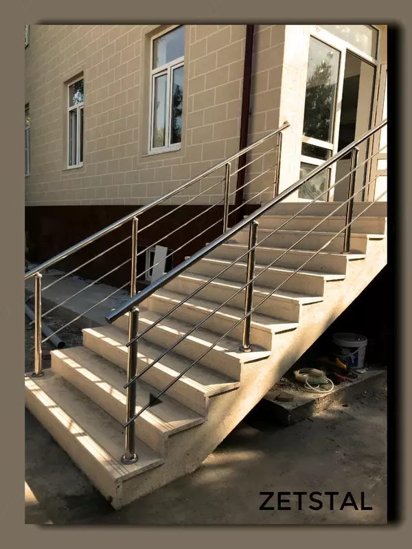 перила поручень стеклянный перила из нержавейки