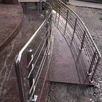  перила поручень стеклянный перила из нержавейки - 