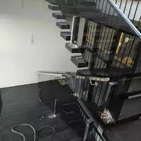  перила поручень стеклянный перила из нержавейки zetstal.uz