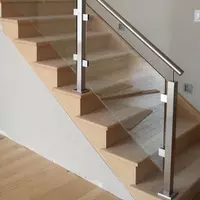  перила поручень стеклянный перила из нержавейки - zetstal.uz