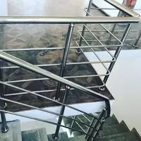  zetstal.uz - перила поручень стеклянный перила из нержавейки