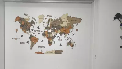 1 400 000 сум / шт. Декоративные карта мира 3D 2D