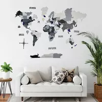 1 475 000 so'm 3D dunyo xaritasi boshqa ranglarda