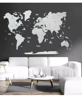 Подарок для близких 3Д Карта Мира Только в розницу