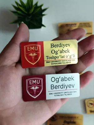 65 000 сум / шт Бейджи металические