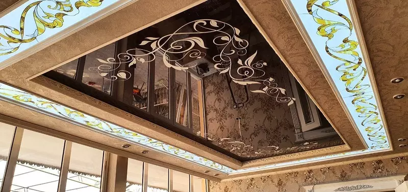 Натяжные потолки. Tortma shiftlar. Tortiluvchi shiftlar