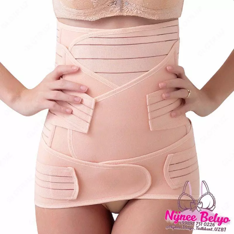 Тройной послеродовой бандаж