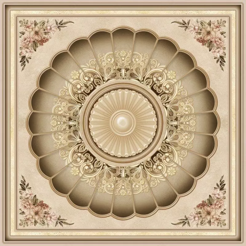 Натяжной потолок с 3D фотопечатью. Модель N25