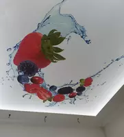 Натяжной потолок с фотопечатью. Модель N53