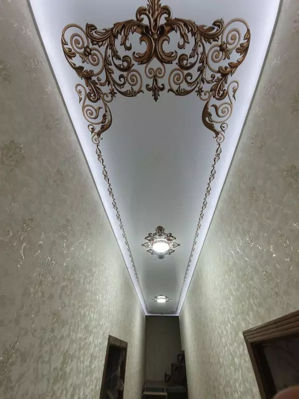 Натяжной потолок с фотопечатью. Модель N69