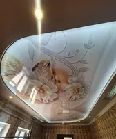 Двухуровневый натяжной потолок. Модель N98 - по запросу