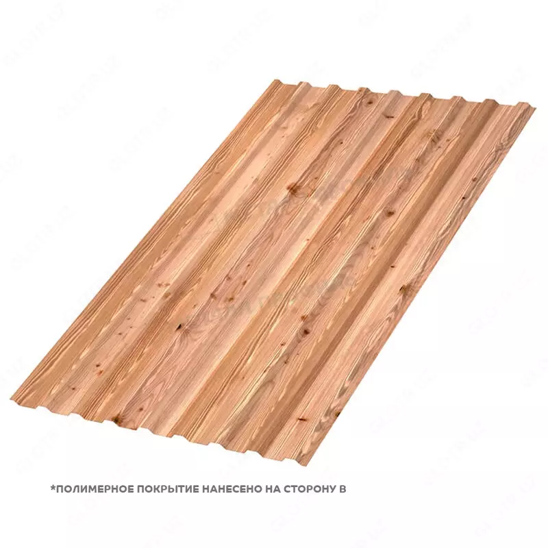 Профилированный лист МП-20x1100-R (ECOSTEEL_T-01-Кедр-0 5)