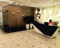 Ресепшн и административные стойки из кварцевого камня арт 8