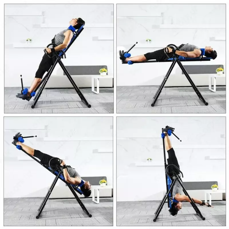   Инверсионный стол - это устройство (тренажер)  предназначенное для проведения инверсионной терапии  которая проводится без обратного подвешивания (ноги вверх  голова вниз)!