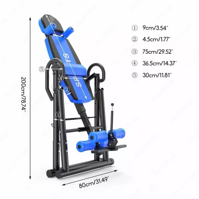  Инверсионный стол - это устройство (тренажер)  предназначенное для проведения инверсионной терапии  которая проводится без обратного подвешивания (ноги вверх  голова вниз)! Только в розницу