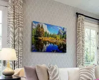 "Sirli ko'l" tuvalida suratga olingan rasm