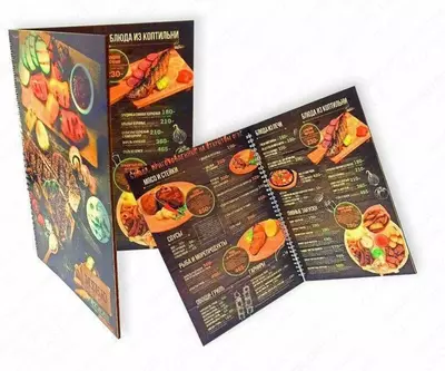 Изготовление меню (прайс-листы)