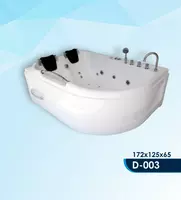 Угловая ванна с гидромассажем D-003 (172*125*65)