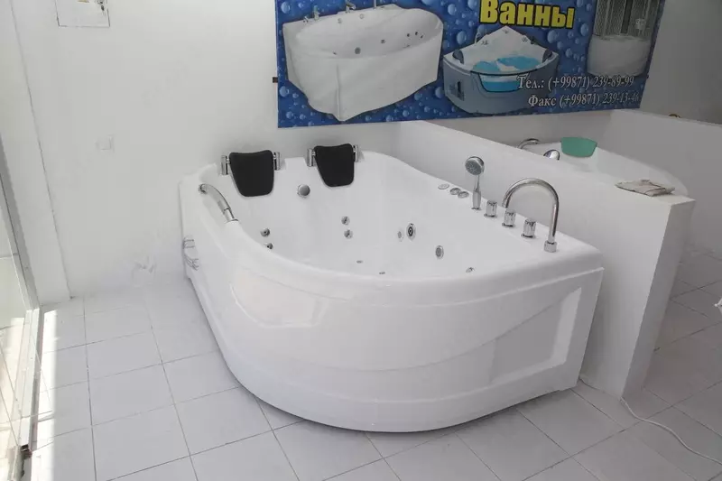 Угловая ванна с гидромассажем D-003 (172*125*65) - 8 992 567.5 сум