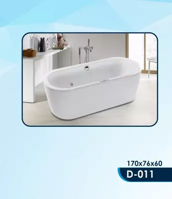 Ванна прямоугольная D-011 (170*76*60) - Цена по запросу