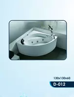 Угловая ванна с гидромассажем D-012 (130*130*60) - по запросу