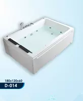 Гидромассажная ванна с дополнительными комплектующими D-014 (180*120*60)