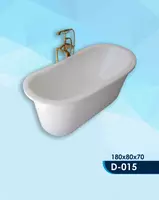 Ванна овальная D-015 (180*80*70) - по запросу