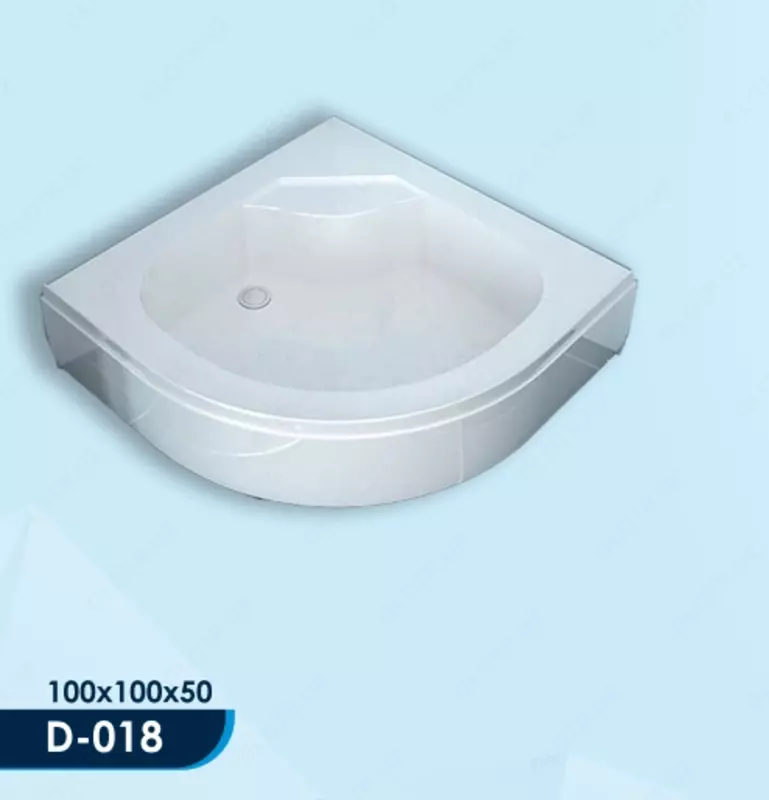 Угловая ванна акриловая D-018 (100*100*50)