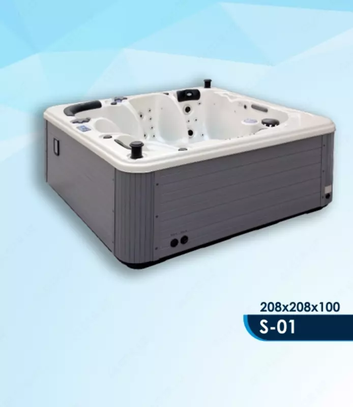 Гидромассажный SPA-бассейн с дополнительными комплектующими S-01 (218*218*100) - 55 030 858 сум