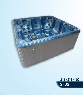Гидромассажный SPA-бассейн с дополнительными комплектующими S-02 (230*230*100) - 69 386 734 сум / шт.