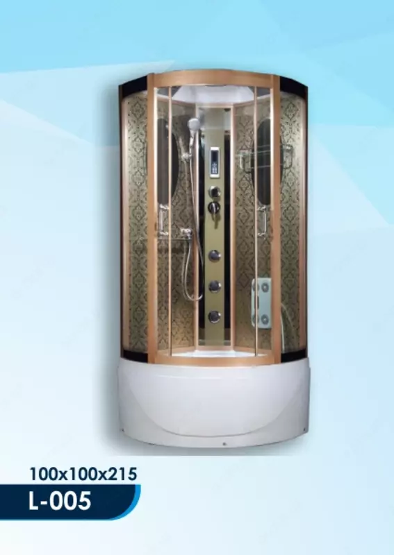 Душевая кабина L-005 (100*100*215) - по запросу
