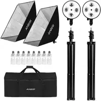 Комплект освещения для фотостудии Andoer - 3 072 000 сум