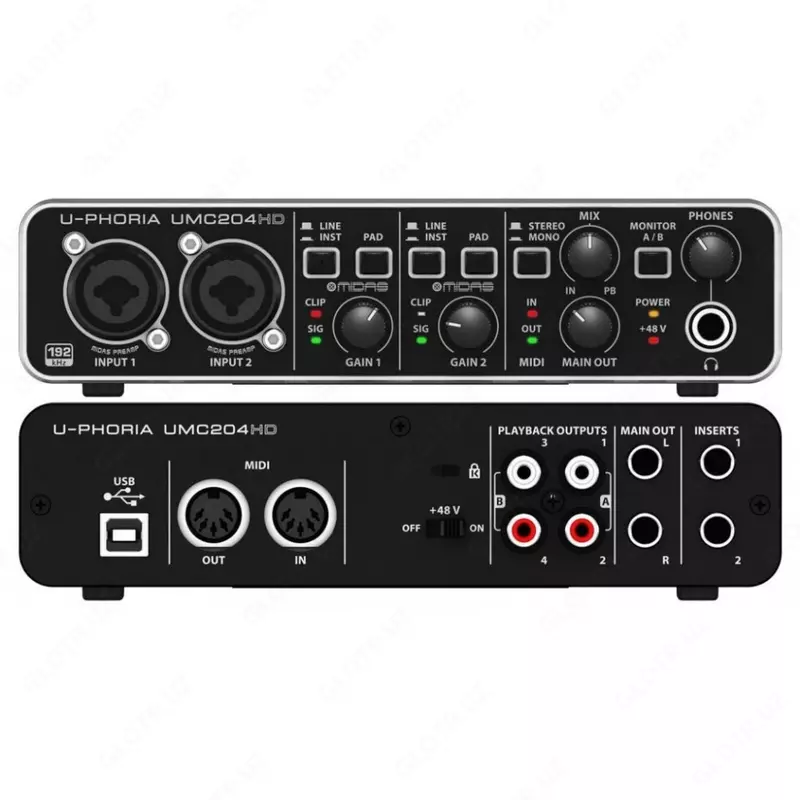 Звуковая карта Behringer UMC204HD