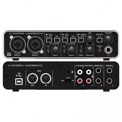 Звуковая карта Behringer UMC204HD