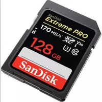 SanDisk 128GB Extreme PRO xotira kartasi