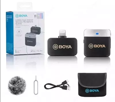 Беспроводной петличный микрофон BOYA BY-M1V5