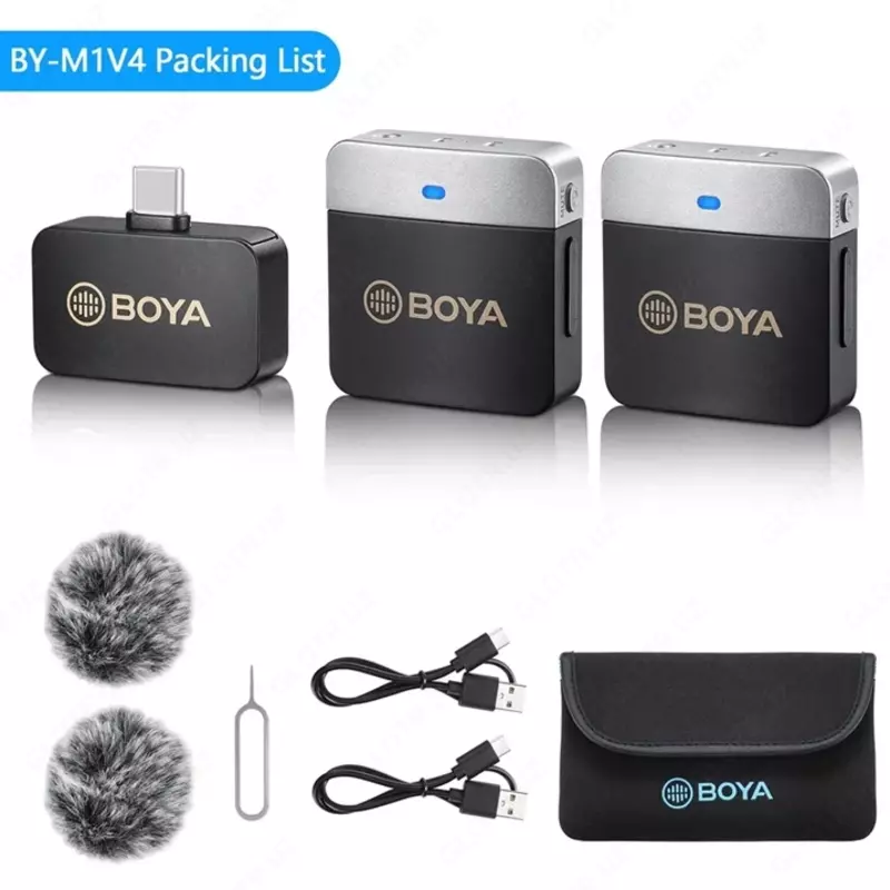 Двухканальная беспроводная микрофонная система BOYA BY-M1V4