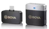 Type-C uchun professional Boya BY-m1v3 simsiz mikrofoni