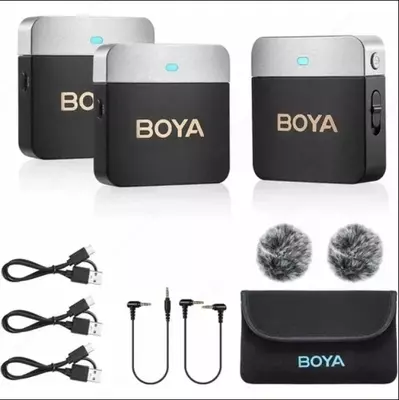 Двухканальная беспроводная микрофонная система BOYA BY-M1V2