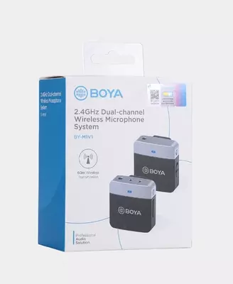 Двухканальная беспроводная микрофонная система BOYA BY-M1V2