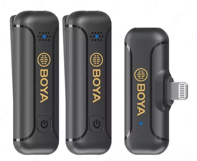 Двухканальная микрофонная система для iPhone BOYA BY-WM3T2-D2
