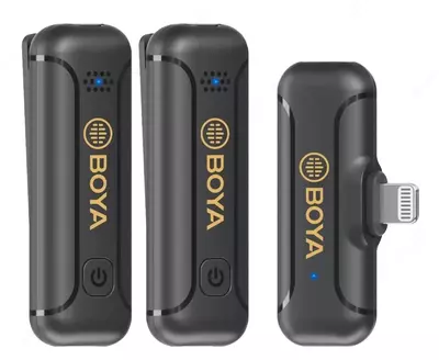 Двухканальная микрофонная система для iPhone BOYA BY-WM3T2-D2