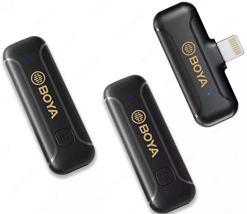 Двухканальная микрофонная система для iPhone BOYA BY-WM3T2-D2