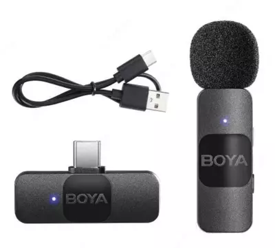 BOYA BY-v10 simsiz mikrofon tizimi