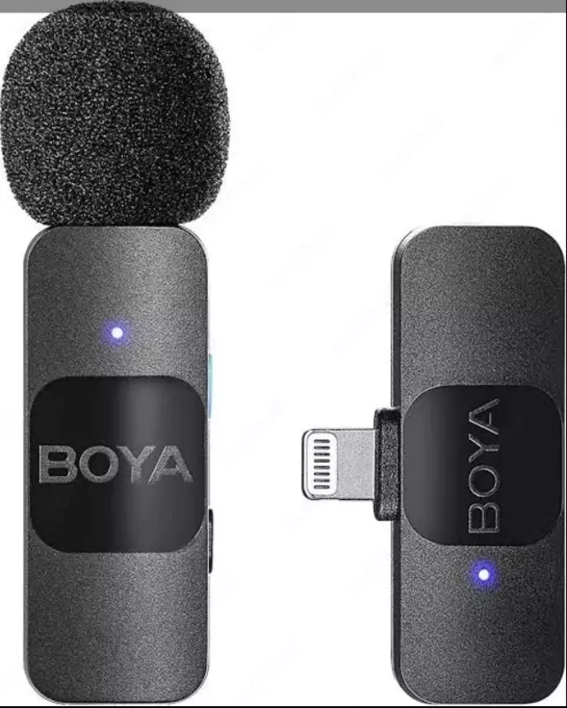 Apple iOS BOYA BY-V1 uchun mikrofon tizimi