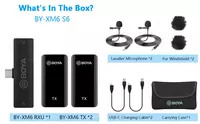 Android BOYA BY-XM6-S6 uchun simsiz mikrofon tizimi - 2 176 000 so'm