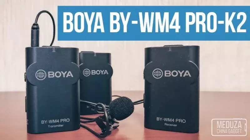 Беспроводной микрофон BOYA BY-WM4 PRO-K2