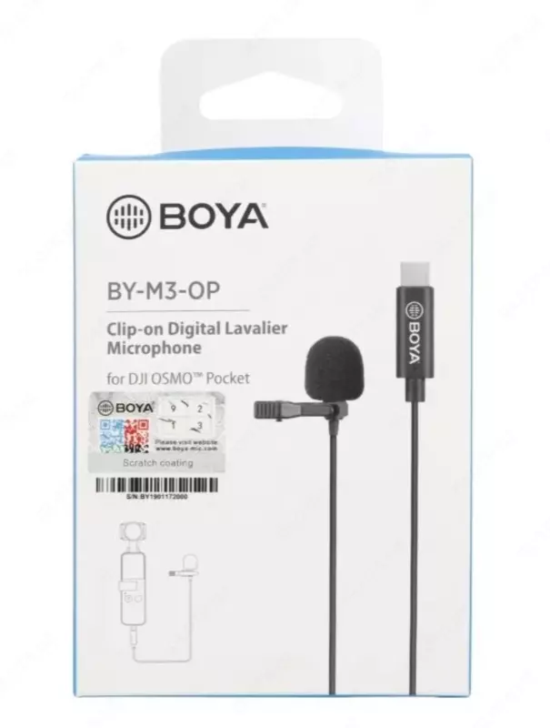 BOYA BY-m3-OP raqamli menteşeli mikrofon