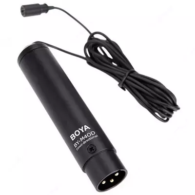 Professional boya by-m40d Lapel mikrofoni